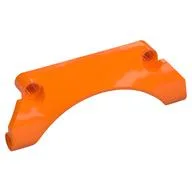 Technic Panel Car Mudguard Arched 9 x 2 x 3 #30, Orange