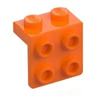 Bracket 1 x 2 - 2 x 2, Orange