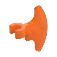 Weapon Axe Head, Clip-on (Viking) [Thick Clip], Orange