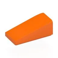 Brick Sloped 18° 2 x 1 x 2/3, Orange