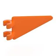Flag 2 x 4 Triangle, Orange