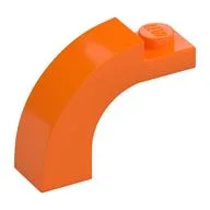 Brick Arch 1 x 3 x 2 Curved Top, Orange