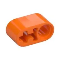 Technic Beam 1 x 2 Thick with Pin Hole and Axle Hole, Orange