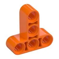 Technic Beam 3 x 3 T-Shape Thick, Orange