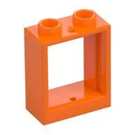 Window 1 x 2 x 2 Flat Front, Orange