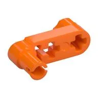 Technic Beam 3 x 0.5 Liftarm with Boss and Blocked, Squared Pin Hole, Orange