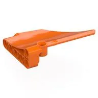 Technic Panel Fairing #42 5 x 7, Side A Inverted, Orange