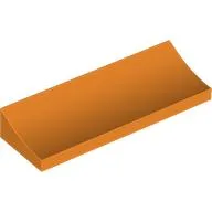 Brick Curved 2 x 6 Inverted, Orange