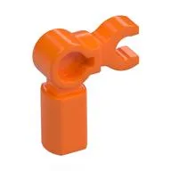 Bar Holder with Clip and 90° Angle (Mechanical Leg), Orange