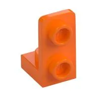 Bracket 1 x 1 - 1 x 2 Inverted, Orange