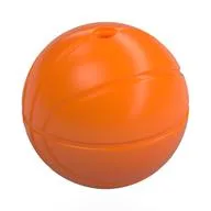 Minifig Head Special, Basketball [Plain], Orange