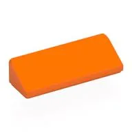 Brick Sloped 30° 1 x 3 x 2/3, Orange