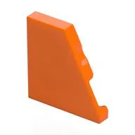 Wedge Tile 2 x 2 Right, Orange