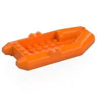Boat / Rubber Raft / Dinghy 6 x 12, Orange
