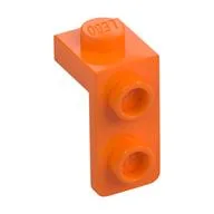 Bracket 1 x 1 - 1 x 2, Orange