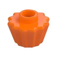 Food Cupcake with Stud, Orange