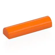 Brick Curved 1 x 4 x 2/3 Double, No Studs, Orange