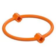 Bar, Ring 7L Diameter, with 2 Axle Connectors, Orange