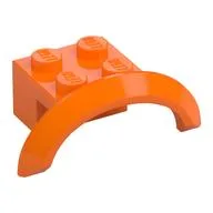 Wheel Arch, Mudguard 4 x 2 1/2 x 1, Orange