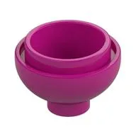 Brick Round 2 x 2 Dome Bottom [Open Stud], Magenta