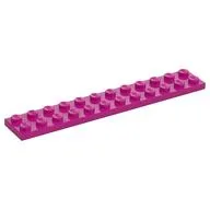 Plate 2 x 12, Magenta