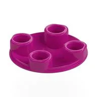 Plate Round 2 x 2 with Rounded Bottom [Boat Stud], Magenta