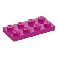 Plate 2 x 4, Magenta