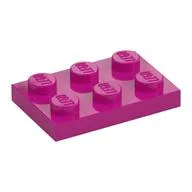 Plate 2 x 3, Magenta