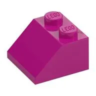 Brick Sloped 45° 2 x 2, Magenta