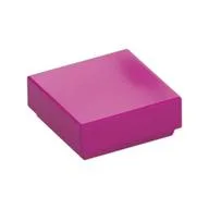 Tile 1 x 1 with Groove, Magenta