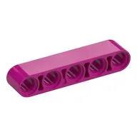 Technic Beam 1 x 5 Thick, Magenta