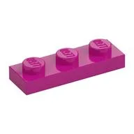 Plate 1 x 3, Magenta