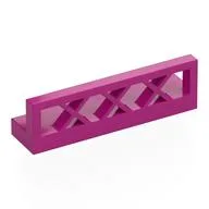 Fence Lattice 1 x 4 x 1, Magenta