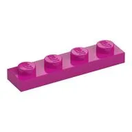 Plate 1 x 4, Magenta