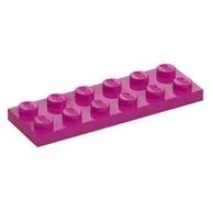 Plate 2 x 6, Magenta