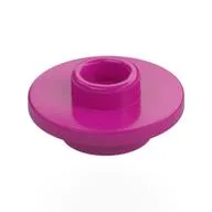 Equipment Cup / Teacup Saucer with Recessed Stud on Top [Plain], Magenta