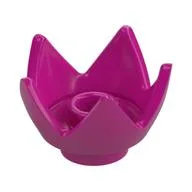Crown / Flower / Egg Shell Half, Magenta