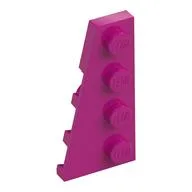 Wedge Plate 4 x 2 Left, Magenta