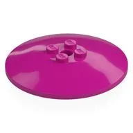 Dish 6 x 6 Inverted (Radar) with Solid Studs, Magenta