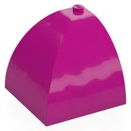 Panel 5 x 5 x 3 1/3, Magenta