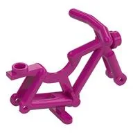 Bicycle Frame, Reinforced Headlight [Hollow Stud], Magenta