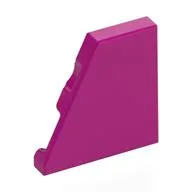Wedge Tile 2 x 2 Left, Magenta