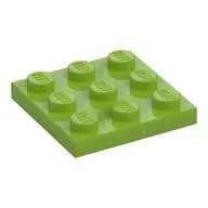 Plate 3 x 3, Lime