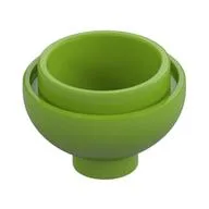 Brick Round 2 x 2 Dome Bottom [Open Stud], Lime