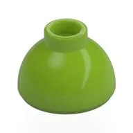 Brick Round 1.5 x 1.5 Dome Top [Plain], Lime