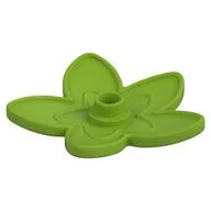 Duplo Plant / Leaf / Flower, 5 Points, Lime