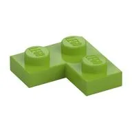 Plate 2 x 2 Corner, Lime
