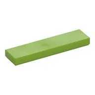 Tile 1 x 4 with Groove, Lime