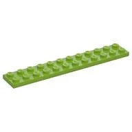 Plate 2 x 12, Lime