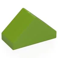 Duplo Brick 4 x 2 Double Slope 45°, Lime